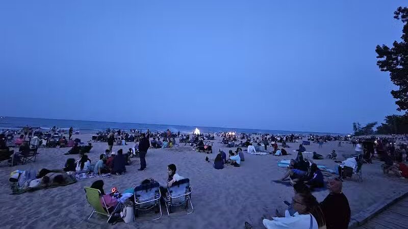 Oscoda beach park - Oscoda Township,