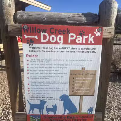 Willow Creek Dog Park - Park City, UT