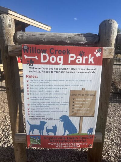 Willow Creek Dog Park - Park City, UT