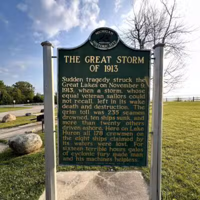 Lake Huron Roadside Park - Port Sanilac,