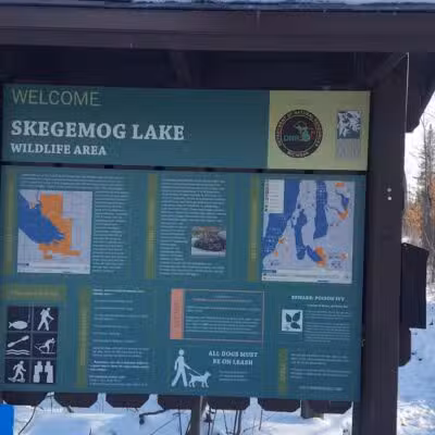 Skegemog Lake Wildlife Area North Shore Pathway Trail Head - Rapid City,