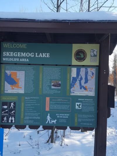 Skegemog Lake Wildlife Area North Shore Pathway Trail Head - Rapid City,