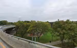 RiverPark Playground - Main entrance -Dogs Park - Rensselaer, NY