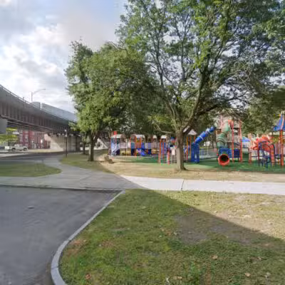 RiverPark Playground - Main entrance -Dogs Park - Rensselaer, NY