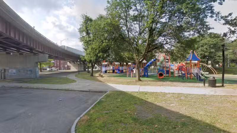 RiverPark Playground - Main entrance -Dogs Park - Rensselaer, NY