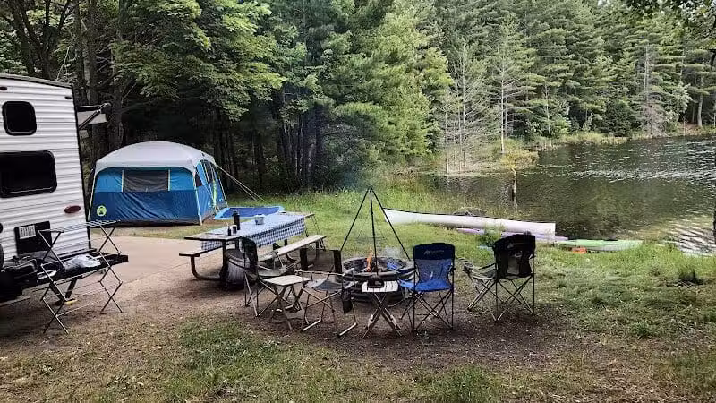 Kingston Lake State Forest Campground - Shingleton,