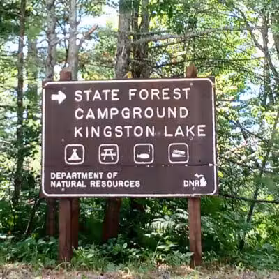 Kingston Lake State Forest Campground - Shingleton,