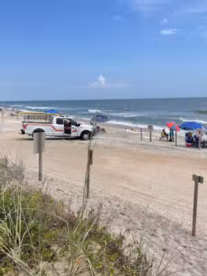 Vilano Drive on Beach - St. Augustine, FL