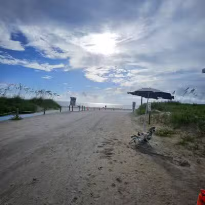 Vilano Drive on Beach - St. Augustine, FL