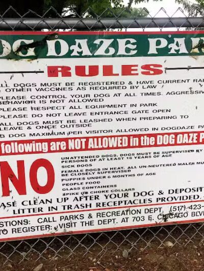 Dog Daze Park - Tecumseh, MI