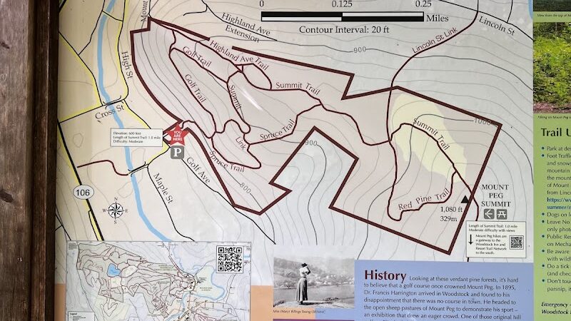 Mt Peg Trails Parking - Woodstock, VT