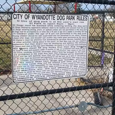 Wyandotte Dog Park - Wyandotte,