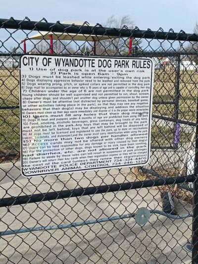 Wyandotte Dog Park - Wyandotte,