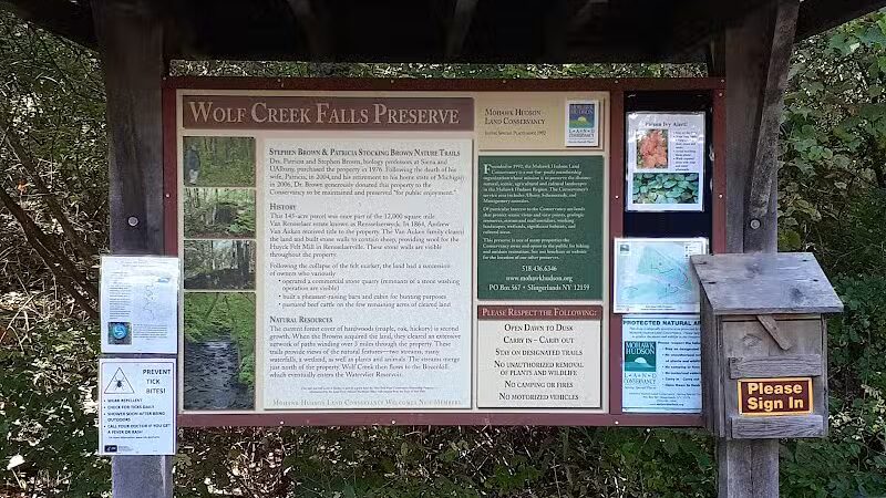 Wolf Creek Falls Preserve - Altamont, NY