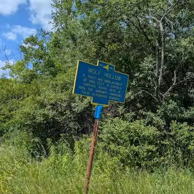 Wolf Hollow Preserve trailhead parking - Amsterdam, NY