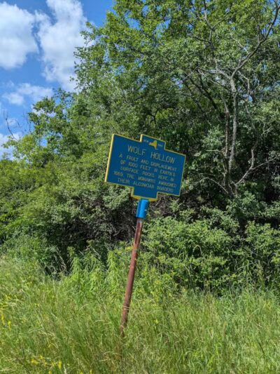 Wolf Hollow Preserve trailhead parking - Amsterdam, NY