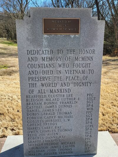 Veteran's Park - Athens, TN