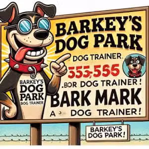 Barkey's Dog Park Bark Mark - ,