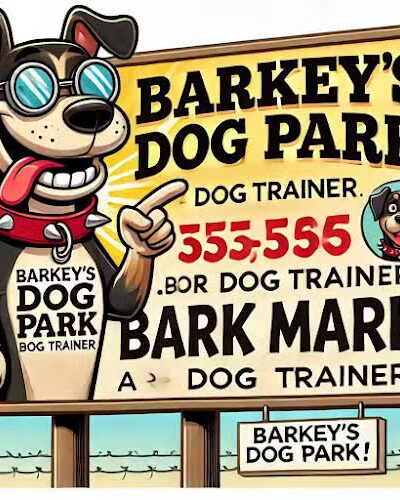 Barkey's Dog Park Bark Mark - ,
