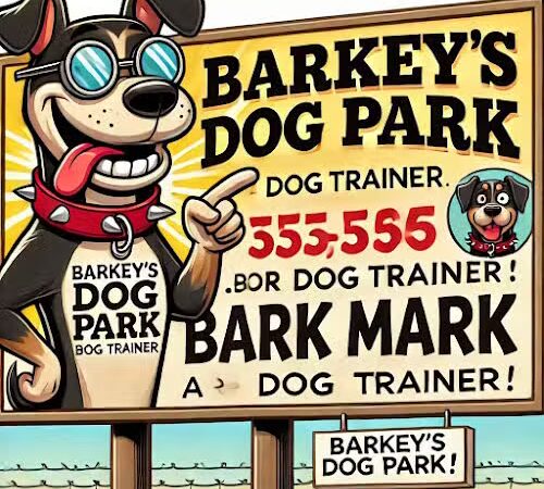 Barkey's Dog Park Bark Mark - ,