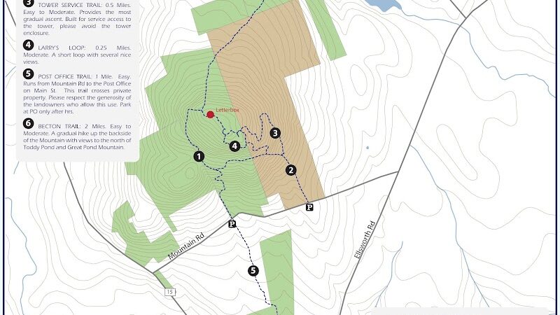 Becton Trail - Blue Hill Heritage Trust - Blue Hill, ME