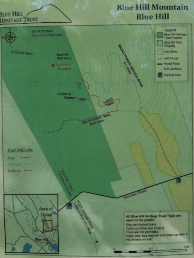 Blue Hill Mountain Hayes & Service Trail- Blue Hill Heritage Trust - Blue Hill, ME