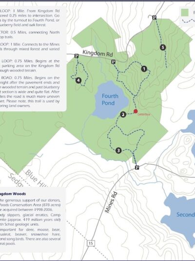 Kingdom Woods Conservation Area - Blue Hill Heritage Trust - Blue Hill, ME