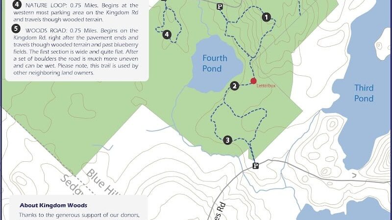 Kingdom Woods Conservation Area - Blue Hill Heritage Trust - Blue Hill, ME