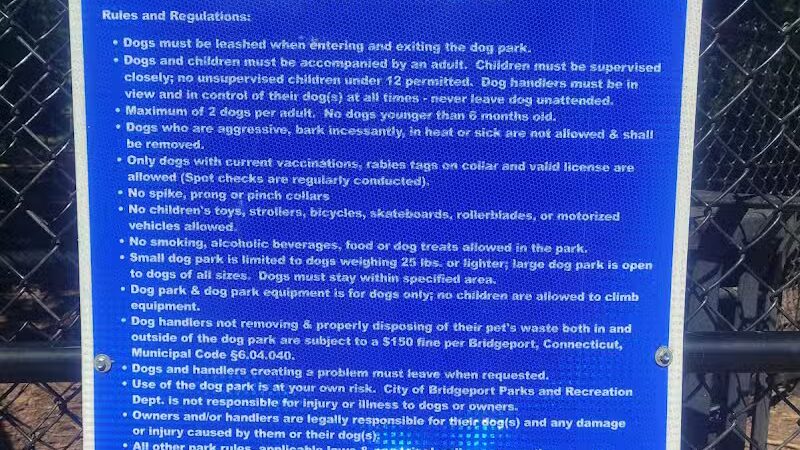 Veteran's Dog Park - Bridgeport, CT