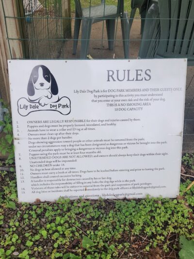 Lily Dale Dog Park - Cassadaga, NY