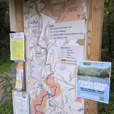 Indian Creek Valley Rail Trail - Champion Trailhead - Champion, PA