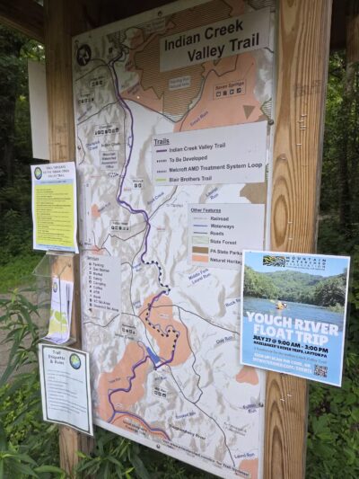 Indian Creek Valley Rail Trail - Champion Trailhead - Champion, PA