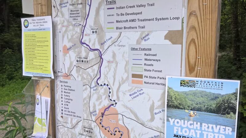 Indian Creek Valley Rail Trail - Champion Trailhead - Champion, PA