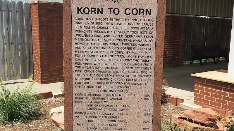Corn Memorial Plaza - Corn, OK