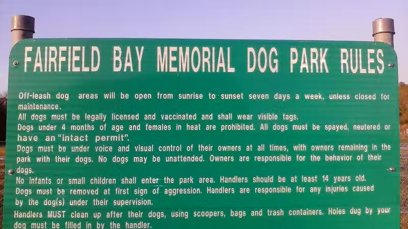 Fairfield Bay Dog Park - Fairfield Bay, AR