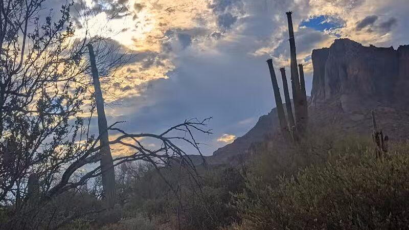 Carney Springs Waterfall - Gold Canyon, AZ