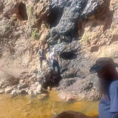 Carney Springs Waterfall - Gold Canyon, AZ