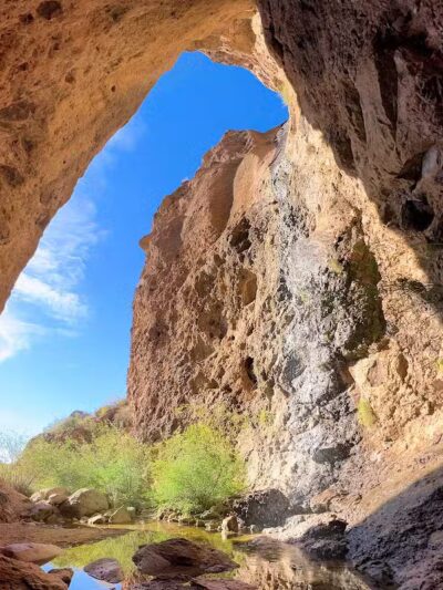 Carney Springs Waterfall - Gold Canyon, AZ