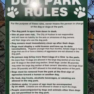 Hudson Dog Park - Hudson, NY