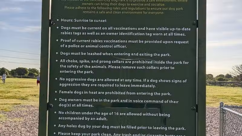 Dog park - Junction City, KS