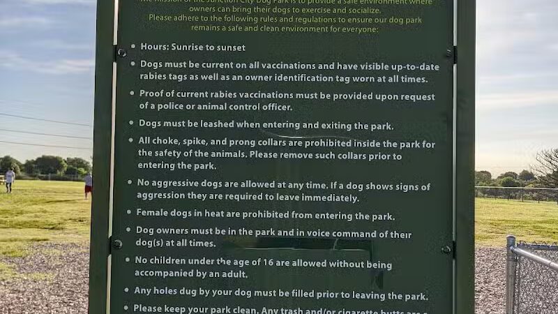 Dog park - Junction City, KS