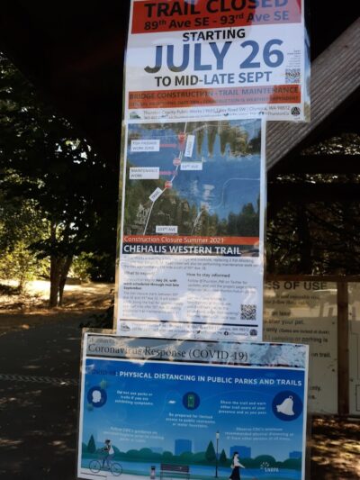 Chehalis - Western Trail Trailhead - Chambers Lake Drive - Lacey, WA