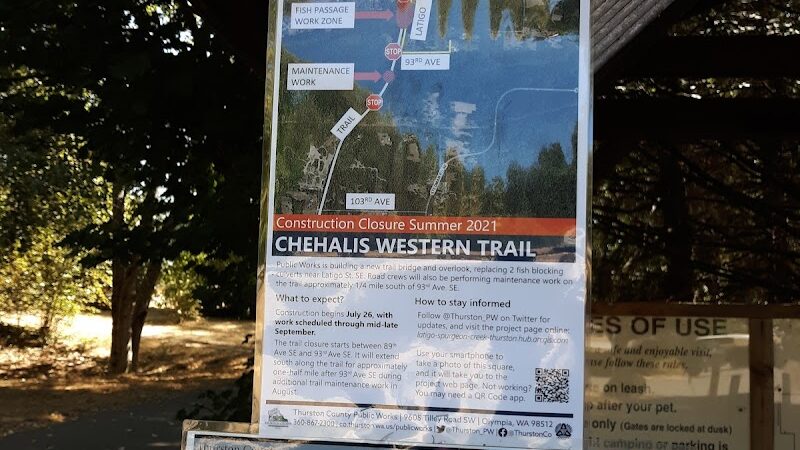 Chehalis - Western Trail Trailhead - Chambers Lake Drive - Lacey, WA