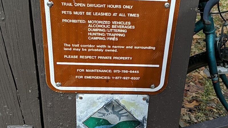 Sussex Branch Trail Parking - Lafayette Township, NJ