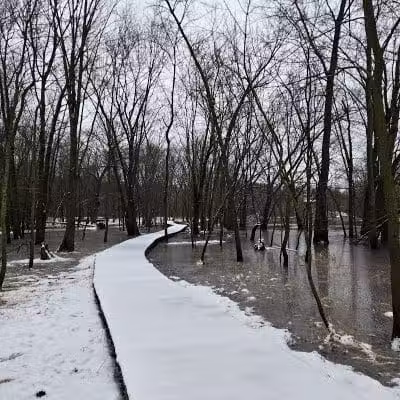 Little Wolf River Trail - Lindsay Park Trailhead - Manawa, WI