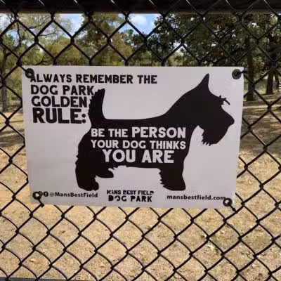 Mans Best Field Dog Park - Mansfield, TX