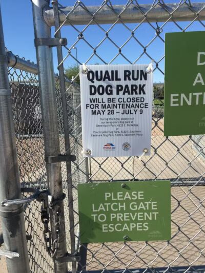 Quail Run Park Off Leash Dog Area - Mesa, AZ