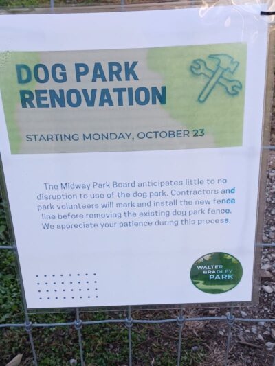 Walter Bradley Dog Park - Midway, KY