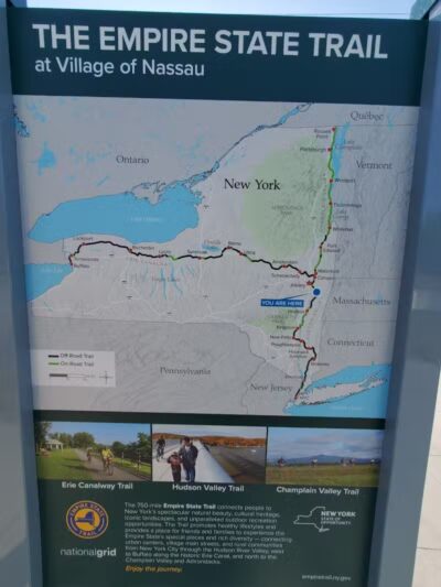 Empire State Trail North Chatham Trailhead (Albany-Hudson Electric Trail) - Nassau, NY
