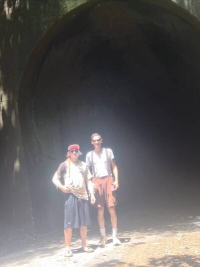 Tunnel Hill State Trail parking & trailhead - New Burnside, IL